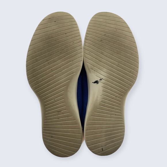 Men's Allbirds The Wool Runners Blue Merino Lace Up Cream Sole Sneaker 10 - Picture 7 of 8